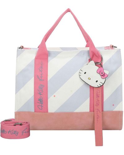 Fritzi aus Preußen Hello kitty fritzi canvas handtasche 40 cm - Pink