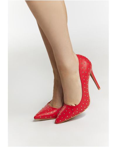 faina High heels pfennigabsatz/stiletto - Rot