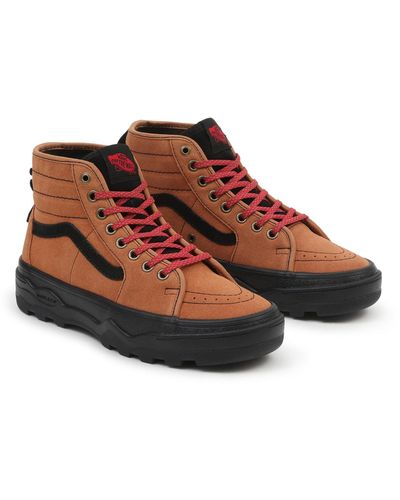 Vans leather clearance boots