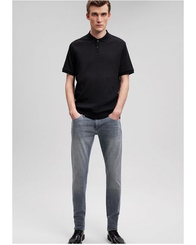 Mavi Es polo-t-shirt, reguläre passform / regular fit-900 - Schwarz
