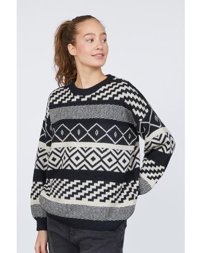 Sisters Point Pullover relaxed fit - Grau