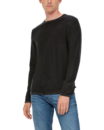 Qs By S.oliver Pullover regular fit - Schwarz