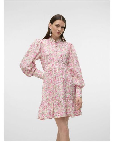 Vero Moda Kleid vmthekla kurzes kleid - Pink