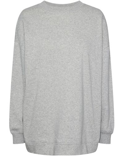 Pieces Sweatshirt regular fit - Grau