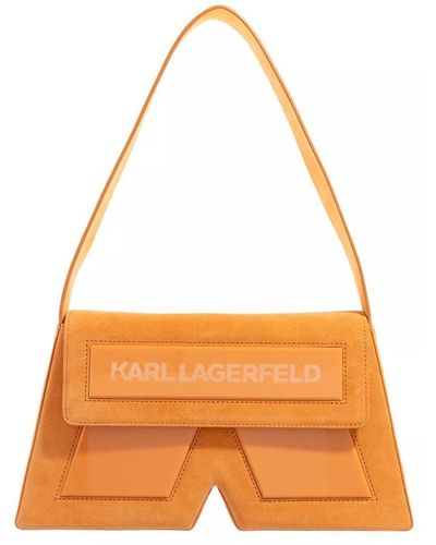 Karl Lagerfeld Essential schultertasche mock - Orange