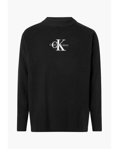 Calvin Klein Pullover regular fit - Schwarz