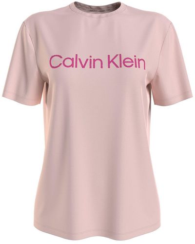 Calvin Klein Bluse regular fit - Pink