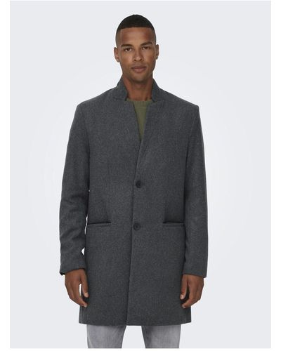 Only & Sons Trenchcoat basic - Grau
