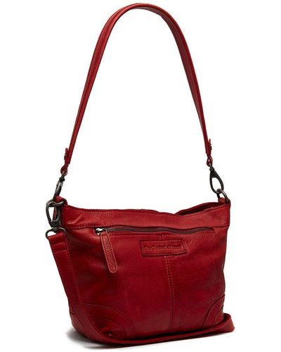 The Chesterfield Brand Lucy schultertasche leder 22 cm - Rot