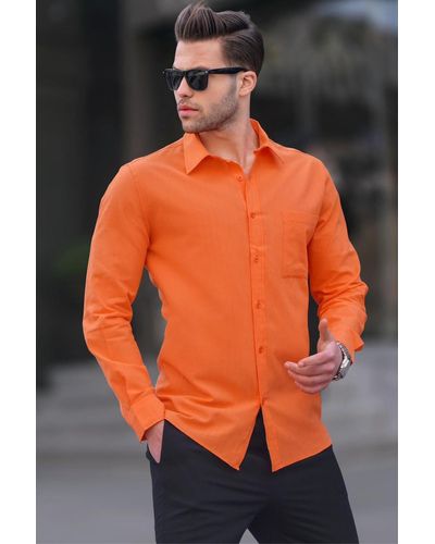 Madmext Hemd regular fit - Orange