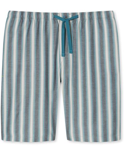 Schiesser Pyjamashorts mix & relax - Blau