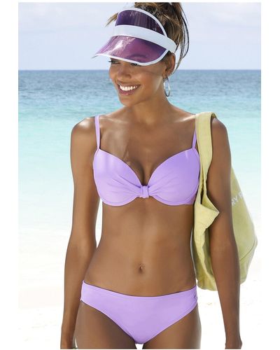 S.oliver Beachwear bügel-bikini-top »spanien« - Lila