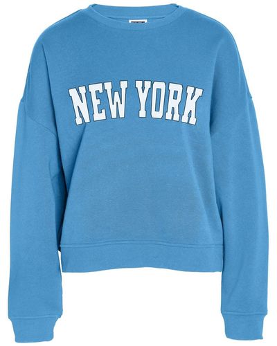 Noisy May Sweatshirt regular fit - Blau