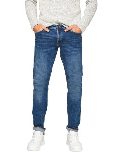 Qs By S.oliver Jeans straight - Blau