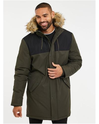 Threadbare Winterjacke thb jacket parkston - Grün
