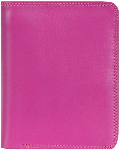 Mywalit Mittelgroße geldbörse aus leder 11 cm - Pink