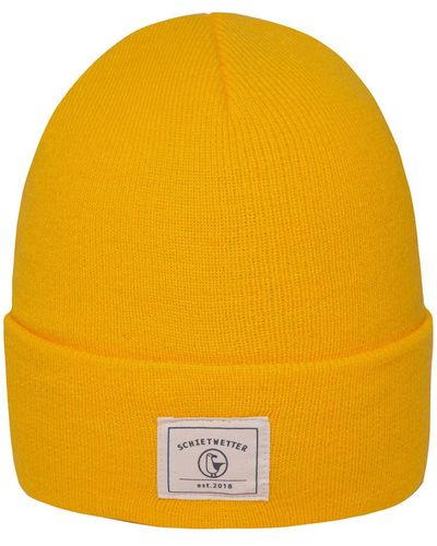 Schietwetter Mütze unifarben - standard - Gelb