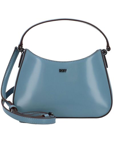 DKNY Ellie handtasche leder 20 cm - Blau