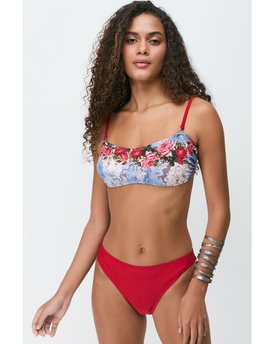C&City Trägerloses bikini-set 3240 - Rot