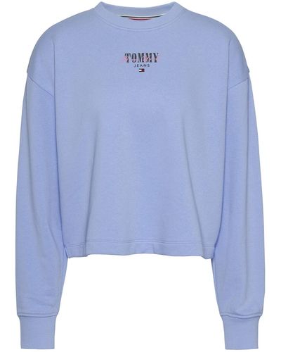 Tommy Hilfiger Sweatshirt figurbetont - Blau