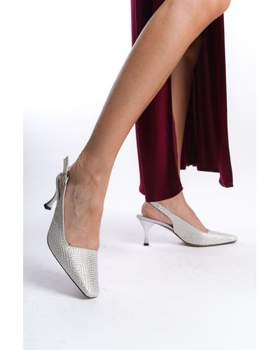 Capone Outfitters High heels blockabsatz - Weiß
