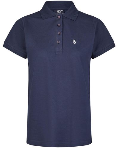 Schietwetter Piqué-polo-shirt "kaja", 100% baumwolle, luftig leicht - Blau