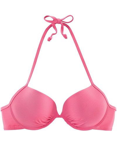 Buffalo Push-up-bikini-top »happy« - Pink