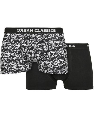 Urban Classics Organic boxershorts 2er-pack - Schwarz