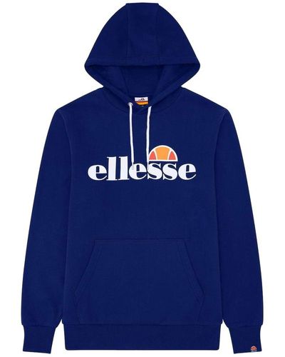 Ellesse Hoodie gottero sweatshirt, sweater, kapuze, langarm, logo-print - Blau
