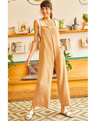 Olalook Jumpsuit relaxed fit - Mettallic