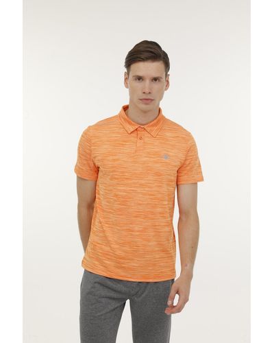 Lumberjack Muline kurzarm-t-shirt - Orange