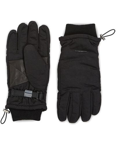 Calvin Klein Handschuhe aus technischem nylon - Schwarz