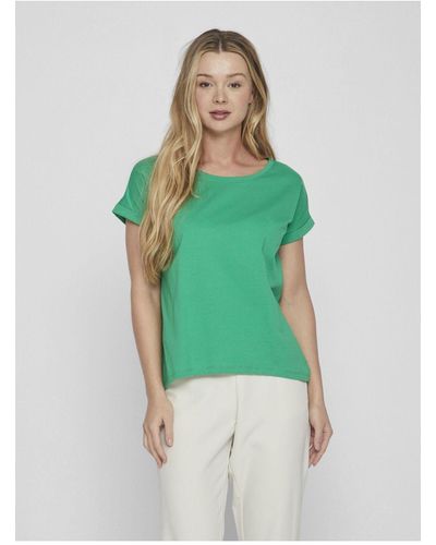 Vila T-shirt rundhalsausschnitt - Grün