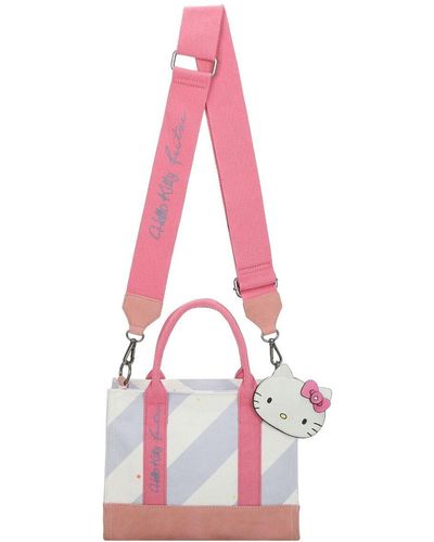 Fritzi aus Preußen Hello kitty fritzi canvas handtasche 26 cm - Pink