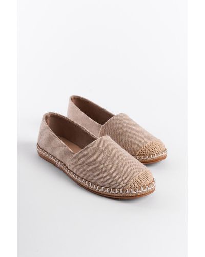 Capone Outfitters Pasarella skin espadrille - Natur