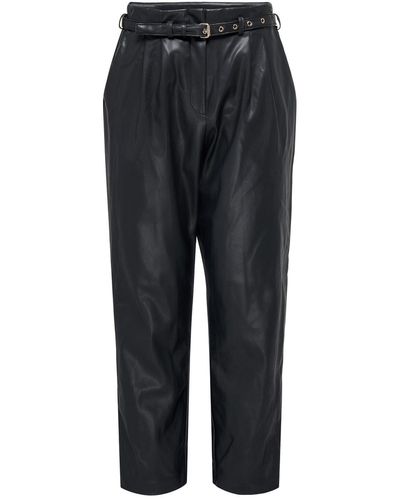 ONLY Hose in lederoptik onlheidi faux leather pant cc otw - Schwarz