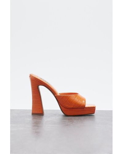 NA-KD High heels pfennigabsatz/stiletto - Rot