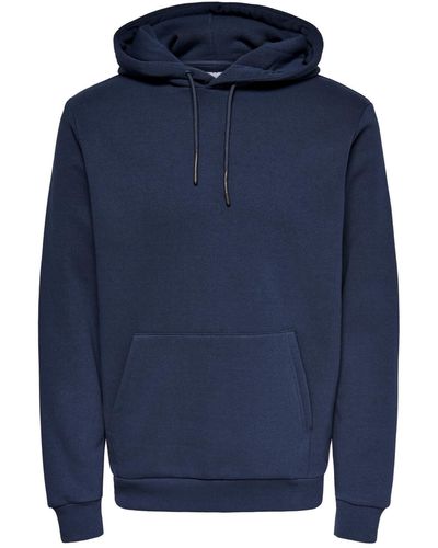 Only & Sons Hoodie ceres kapuzensweatshirt - Blau