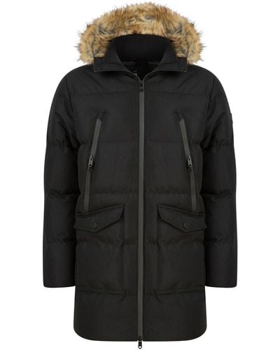 Threadbare Jacke thb jacket renfield longline padded - Schwarz