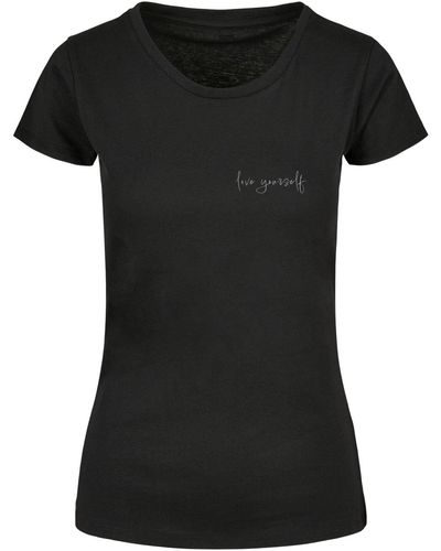 Merchcode Ladies love yourself t-shirt in Grün | Lyst DE