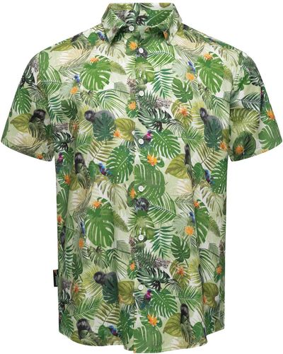 Ragwear Hawaiihemd omerro - Grün