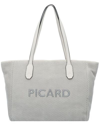 Picard Strick-shopper-tasche 36 cm - Grau