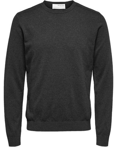 SELECTED Sweatshirt berg langarmshirt - Schwarz
