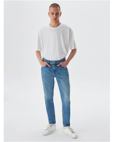 LTB Marcelio skinny jeanshose mit normaler taille und schmalem bein - Blau