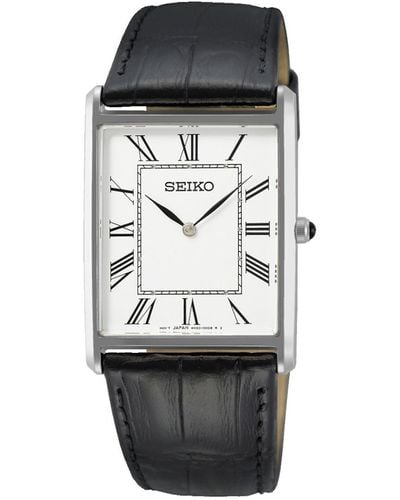 Seiko Armbanduhr schwarz - Mehrfarbig