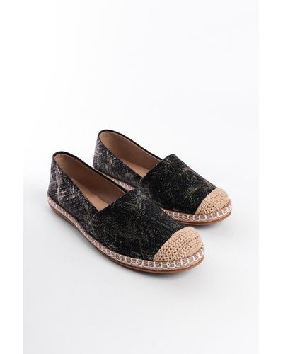 Capone Outfitters Pasarella espadrille - Schwarz