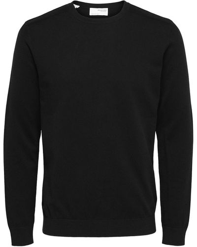 SELECTED Sweatshirt berg langarmshirt - Schwarz