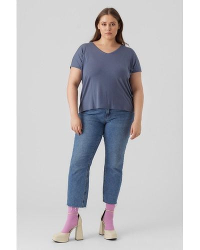 Vero Moda Große größen in t-shirt regular fit - Blau