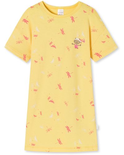 Schiesser Nachthemd girls world - Gelb