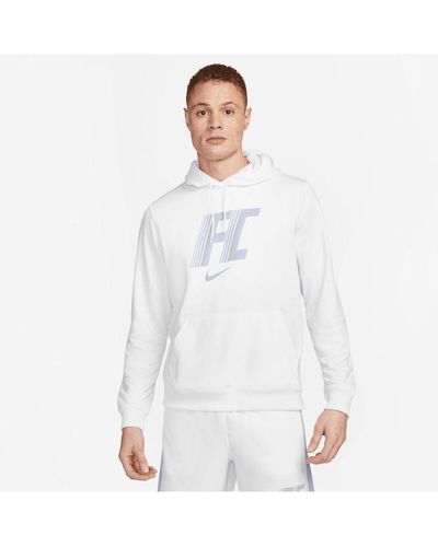 Nike Pullover regular fit - Weiß
